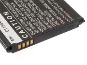 Batería genérica Cameron Sino EB535163LU para Samsung Galaxy Grand i9082, i9080, Galaxy Grand Neo I9060- 2100mAh / 3.8V / 7.98WH / Ión de litio